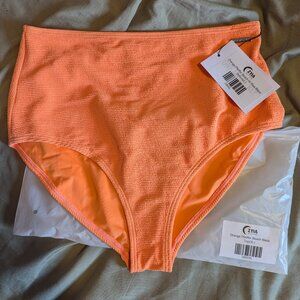 Zyia Orange Pfeiffer Beach Hi-waisted Bikini Bottom